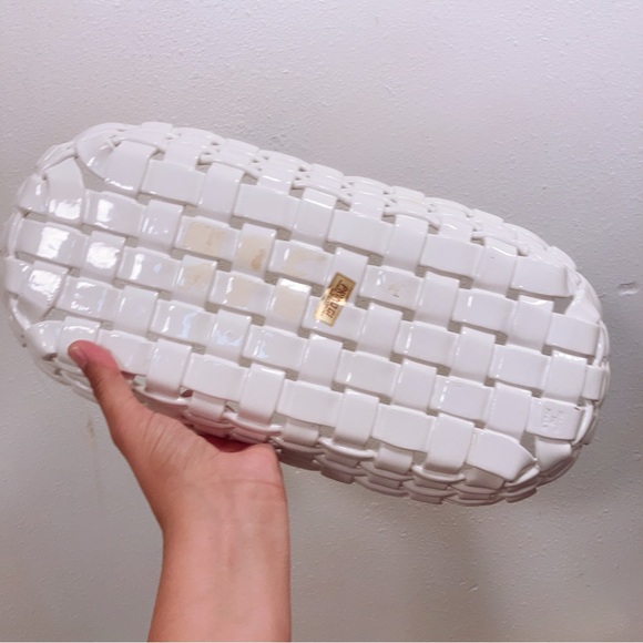 Ceramic of Bassano del Grappa  PRIMO'GI White Woven Ceramic Bread Basket Italy - Picture 4 of 4